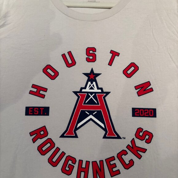 XFL UFL - Houston Roughnecks - Men's T-Shirt - Size XL (Extra Large) - Picture 2 of 2